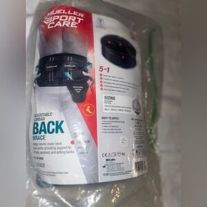 5 in 1 Mueller Adjustable Lumbar Back Brace